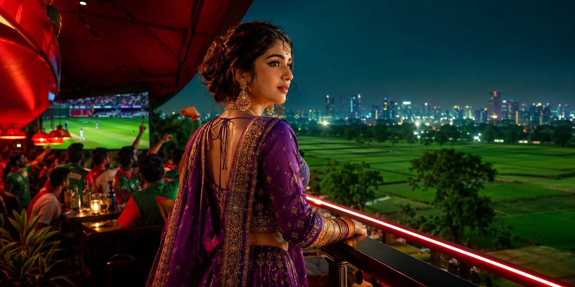 ভিআইপি খেলোয়াড়ের ক্রিকেট বাজির দৃশ্য